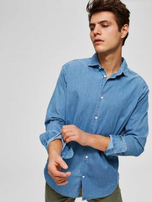 Regsel shirt NOOS medium blue den