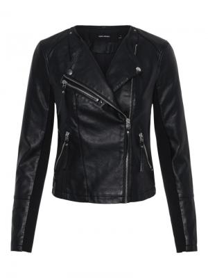 Ria Favo short coated jacket black