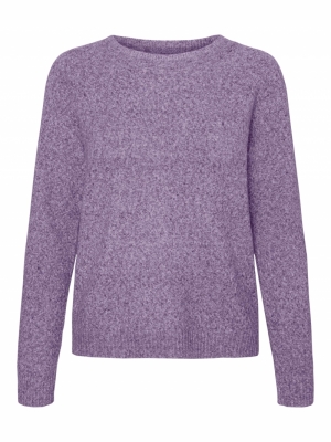 doffy o-neck blouse hyacinth melang