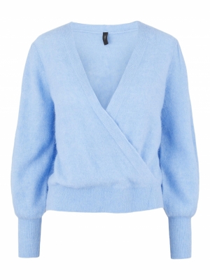 vista knit pullover vista blue
