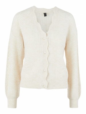didi knit cardigan sand dollar