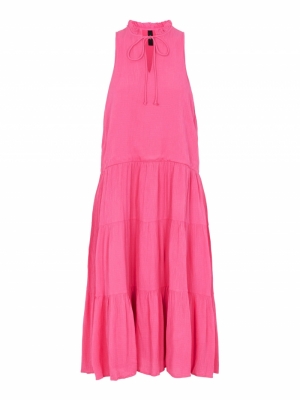 Fuchsia kleed fuchsia pink