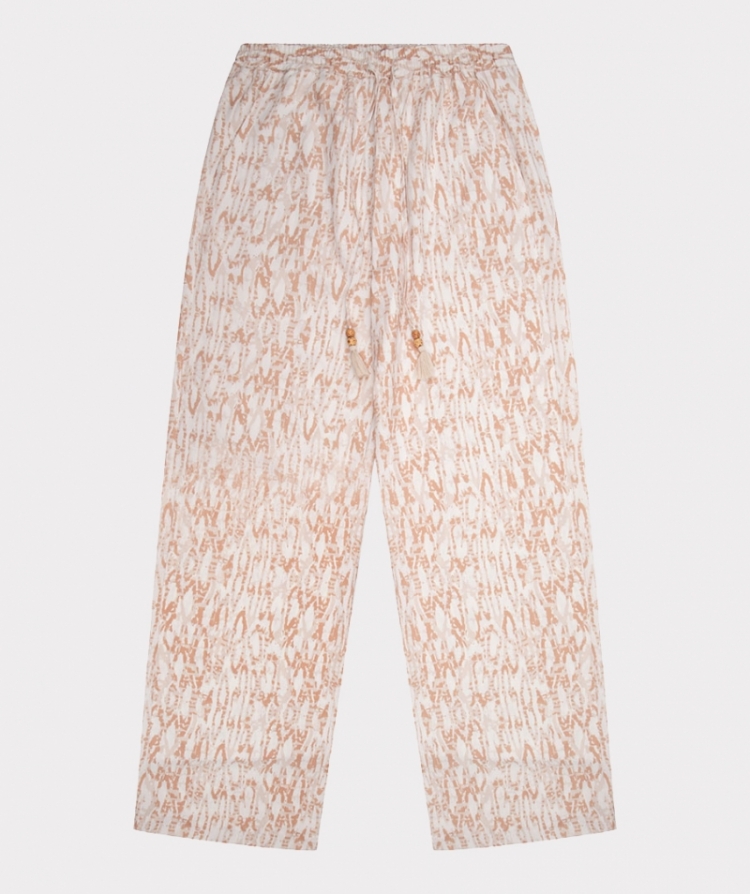 Trousers wide sand storm Print