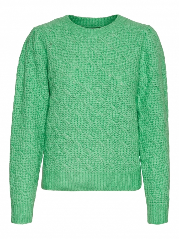 Lola O-neck knit irish green Irish green