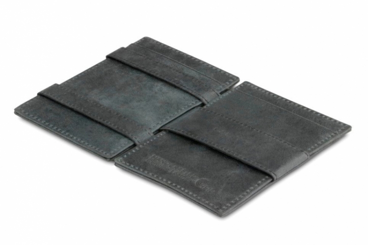Essenziale magic wallet Brushed black
