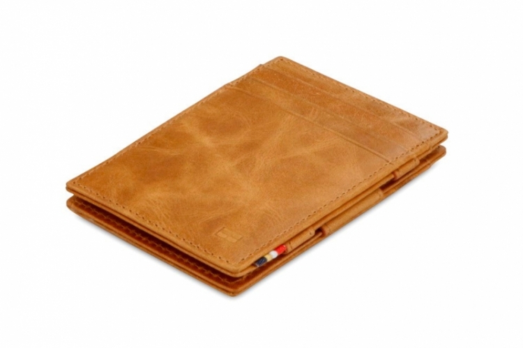 Essenziale magic wallet Brushed congnac