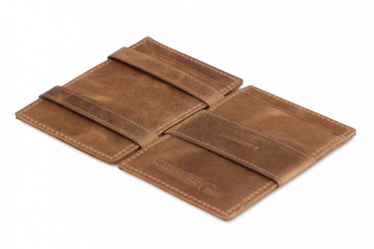 Essenziale magic wallet Brushed brown