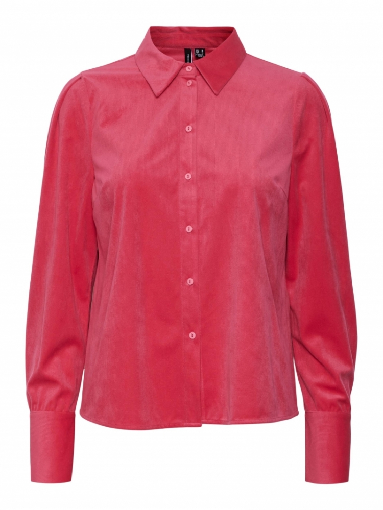 Ida corduroy blouse  hot pink