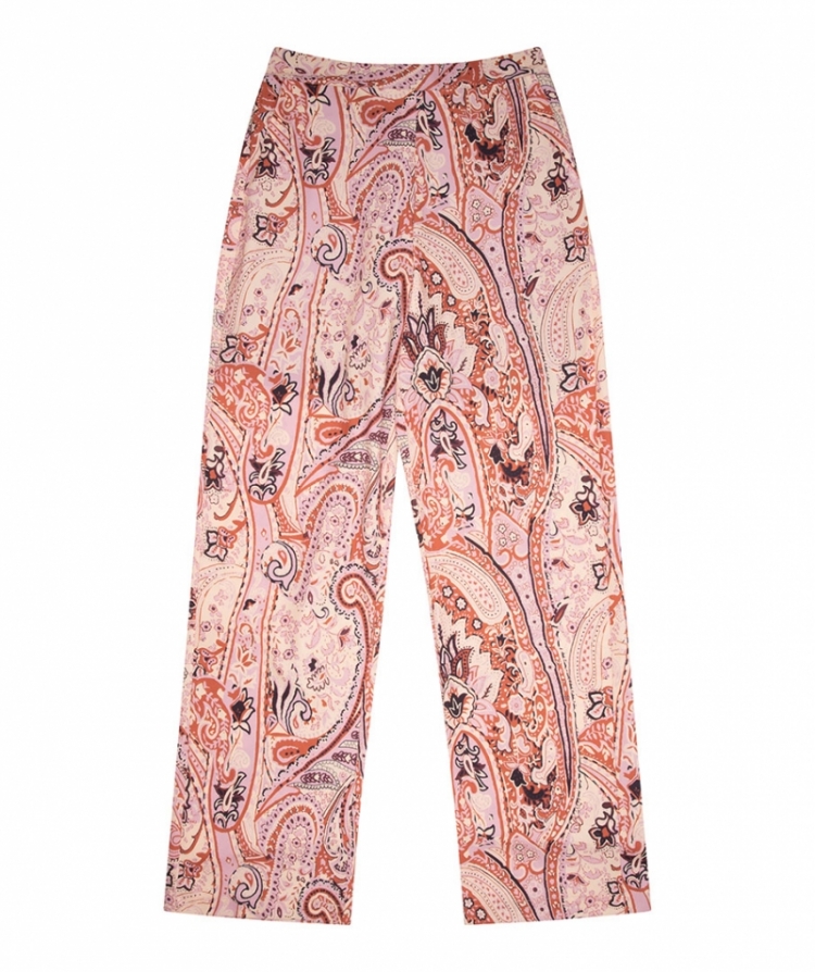 Trousers expression print print