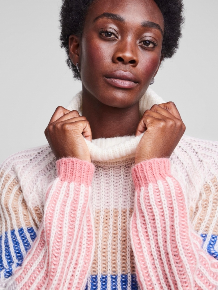 Lennis knit pullover Powder pink