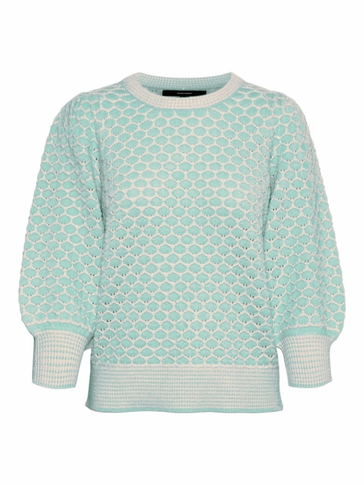 Jayda 3/4 O-Neck Pullover Limpet Shell