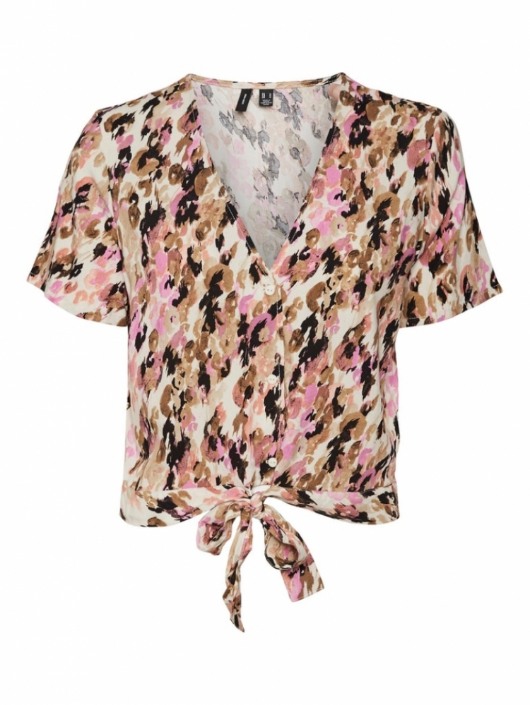 Easy shirt tie top  Tigers Eye/Ina