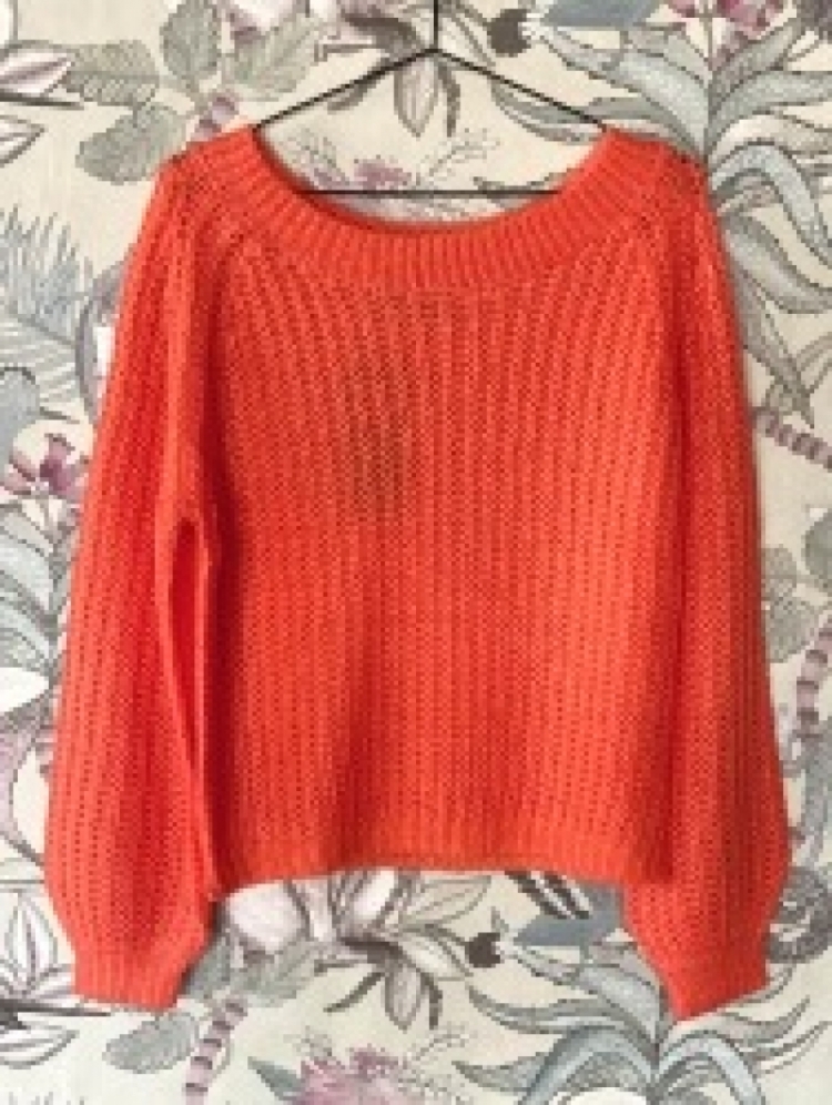 Knitted Sweater Blake Dark Peach