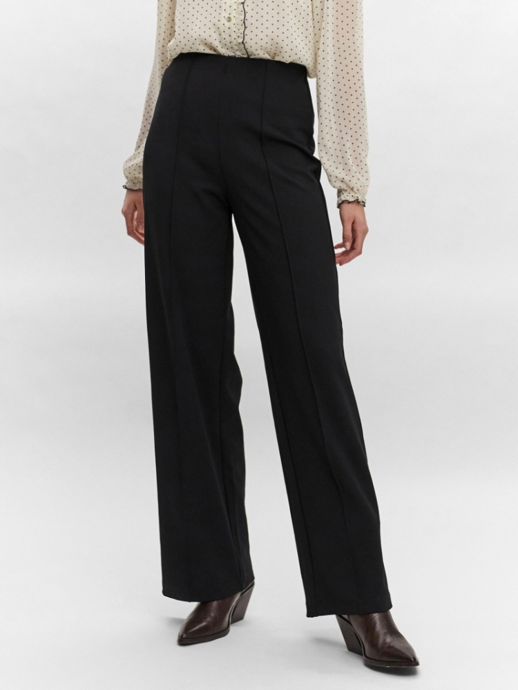 Becky wide pull on pant NOOS Black