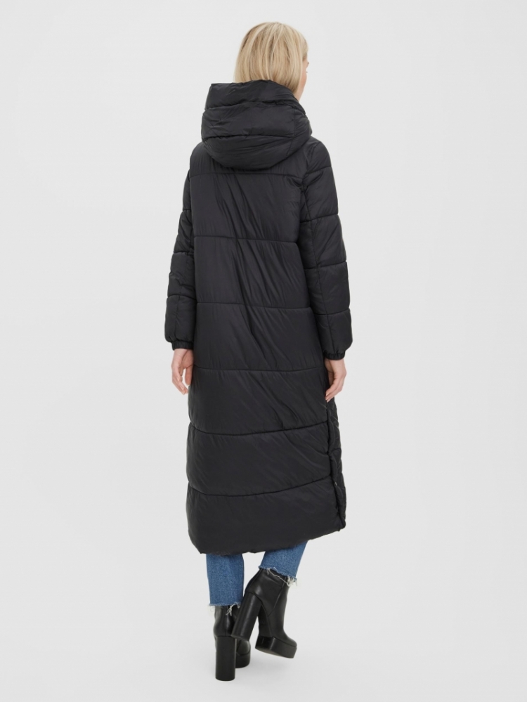 Uppsala long coat NOOS zwart