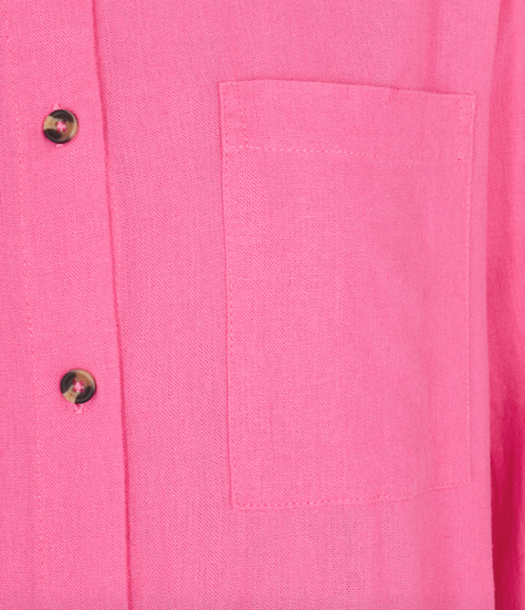 Lava shirt dress carmine rose