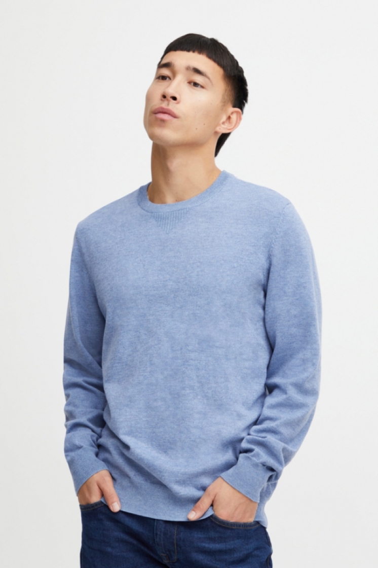 Bruton Pullover Dusty Blue