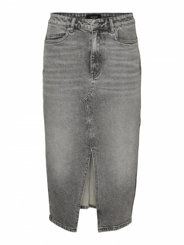 Veri calf skirt Medium grey
