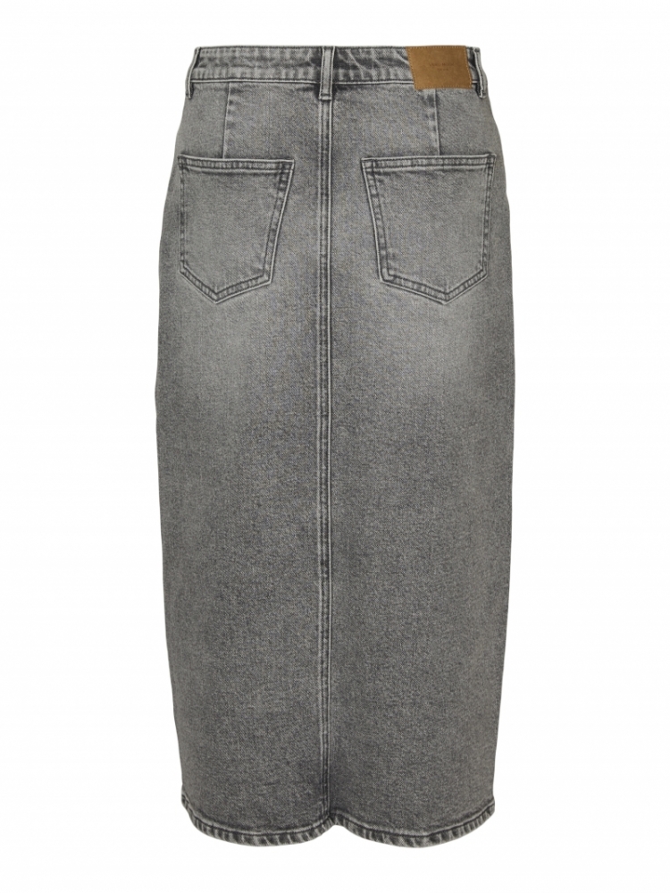 Veri calf skirt Medium grey