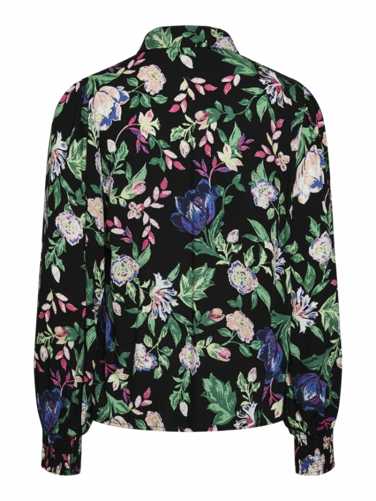 Alira shirt NOOS flower Black