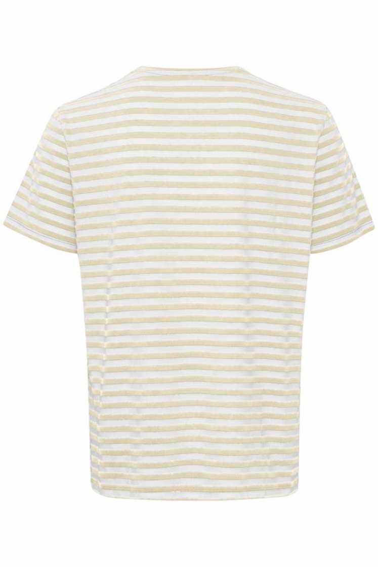 Striped tee Regular fit Oyster Gray