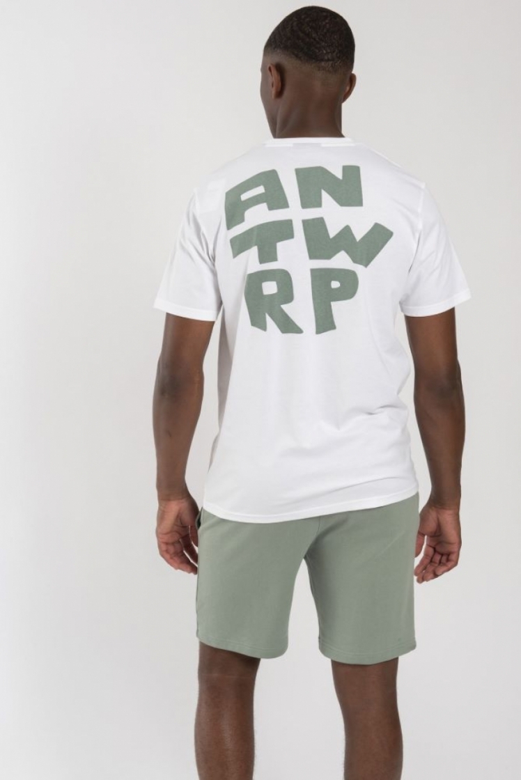 T-shirt Backprint, Regular fit White