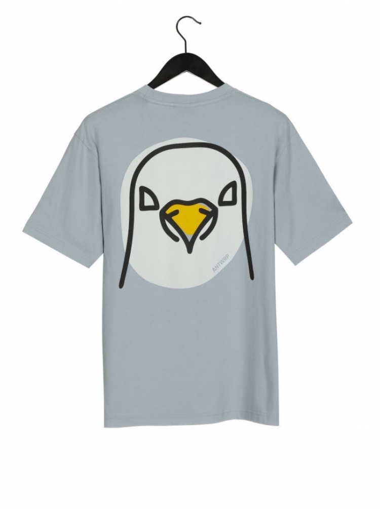 T-shirt Pigeon, Straight fit Mistral Blue