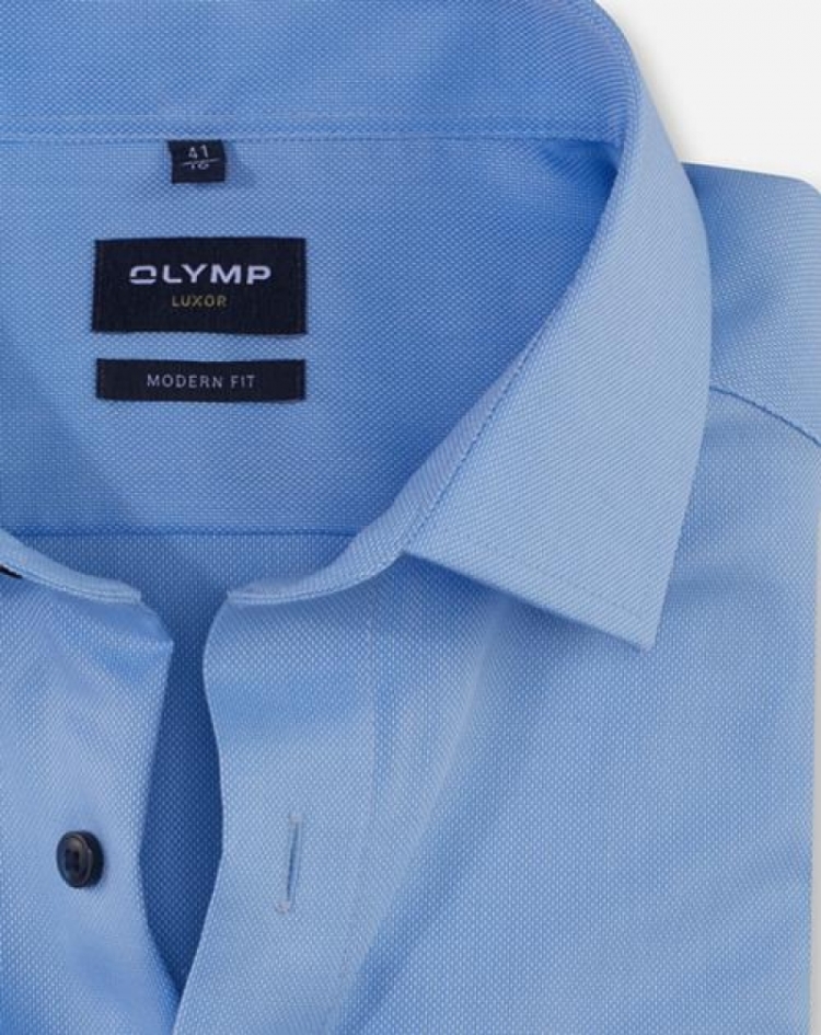 Olymp Luxor, Modern fit Blauw