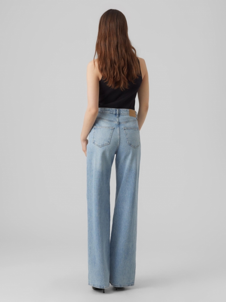 Tessa wide jeans light blue deni