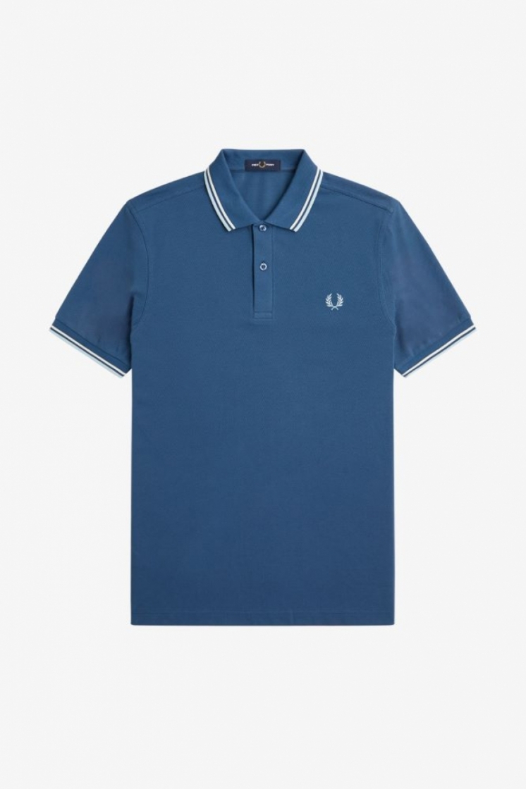 Twin Tipped Polo Mid Blue