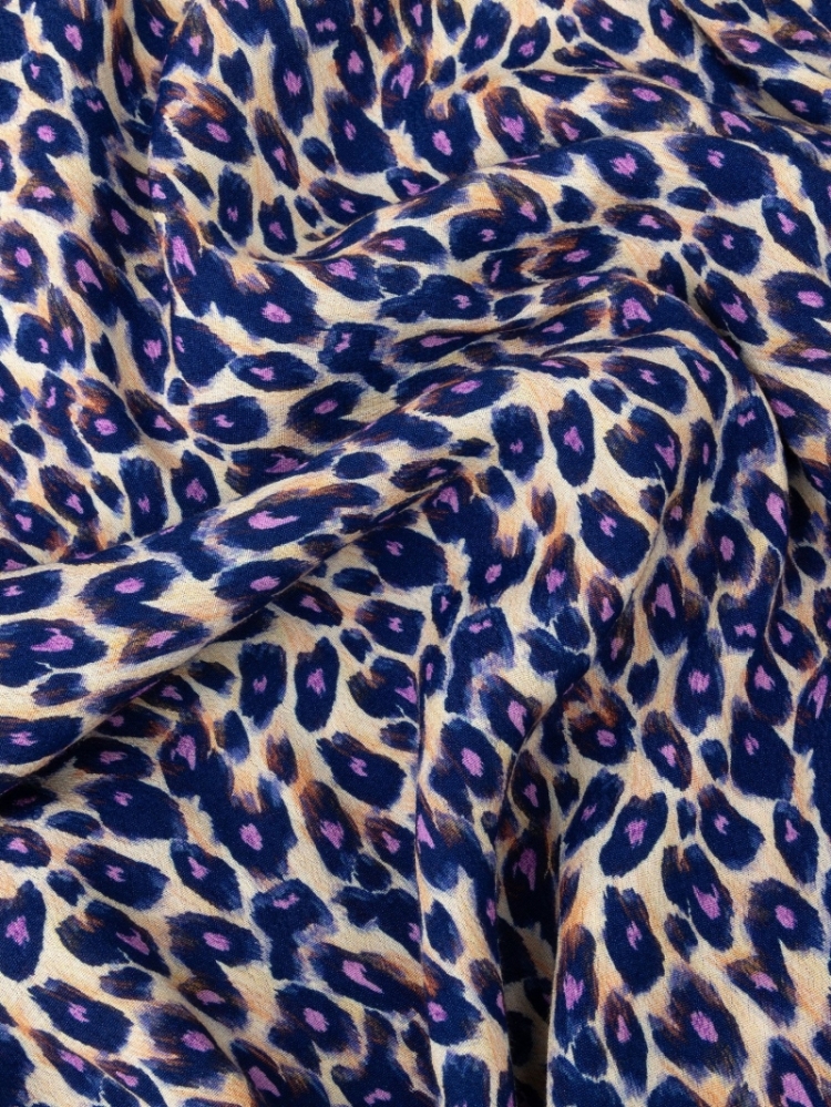 Skirt Romy Blue leopard
