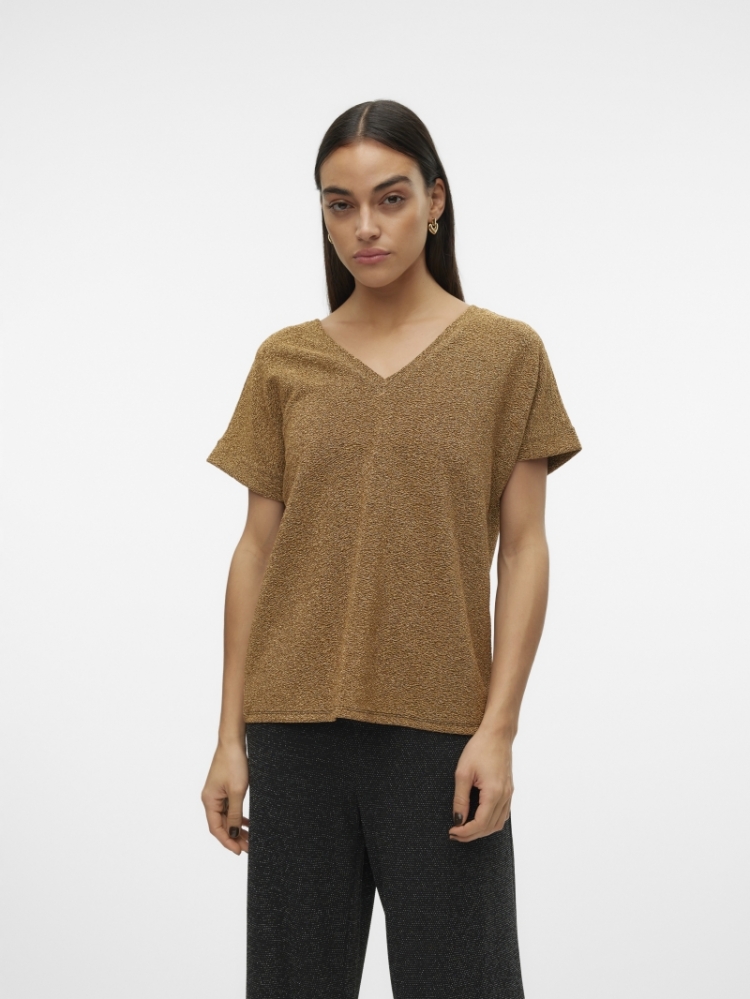 Roxanne top gold lurex Gold 