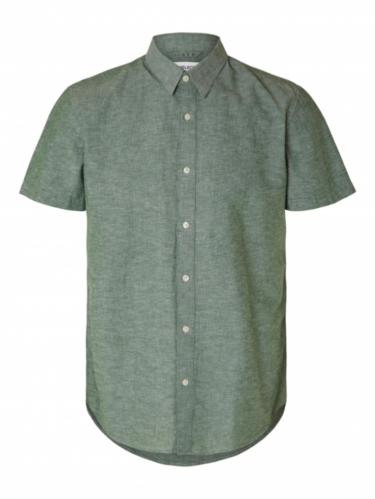 Linen Shirt Green