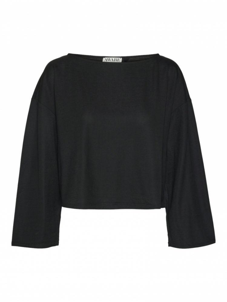 Maysun Boatneck Top  Black