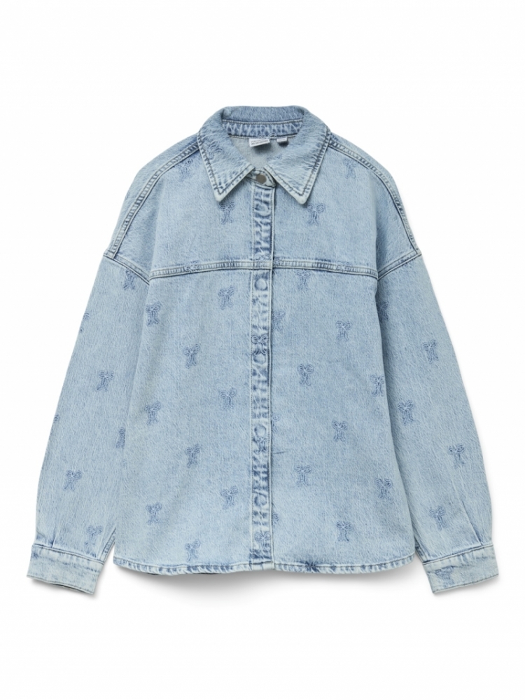 Hayden oversized shirt light blue deni