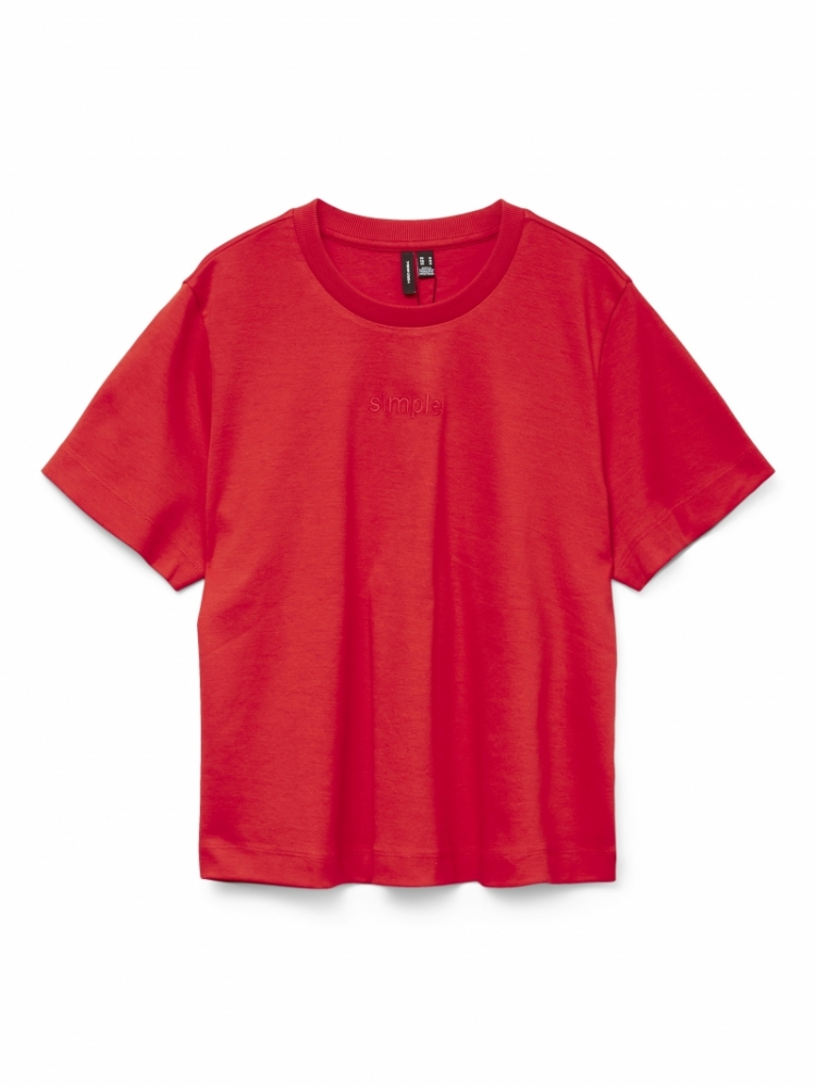 Pernille Mette Top fiery red