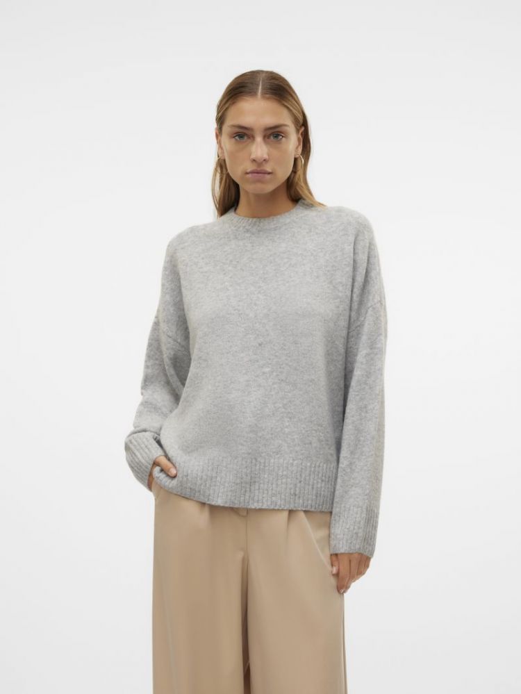 Boom pullover Light grey mela