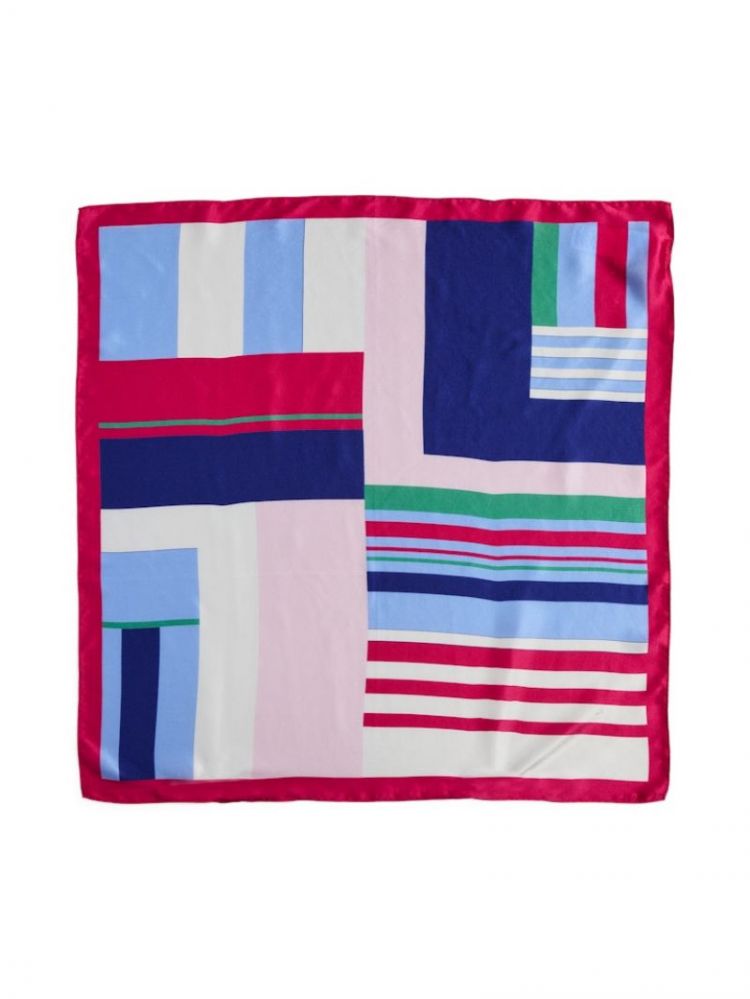 Ninna small silk scarf Beetroot purple