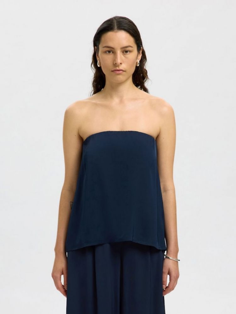 Leonore tube top Dark sapphire