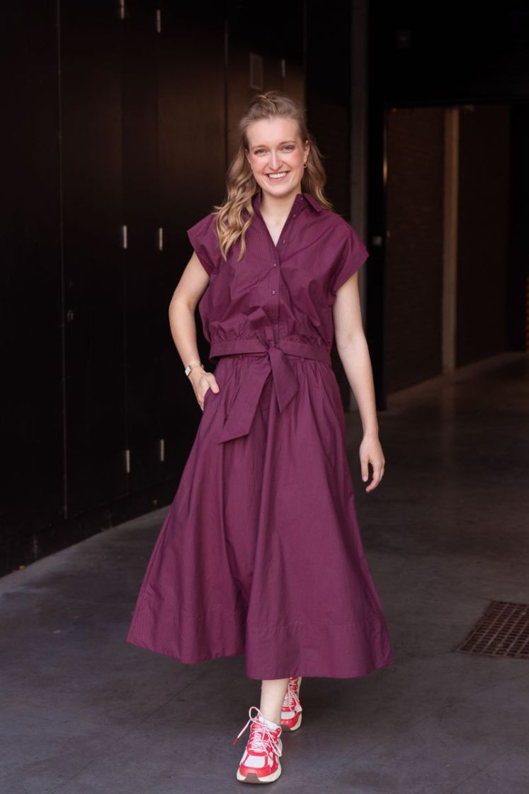 Timber Ankle Skirt Fig