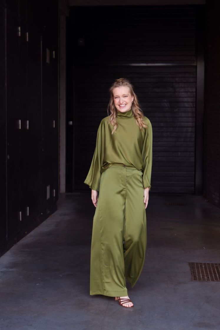 Pelana Palazzo Pants Sphagnum