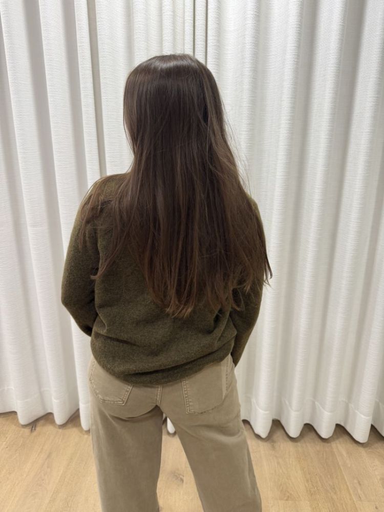 Lulu New Knit Cardigan Fir Green