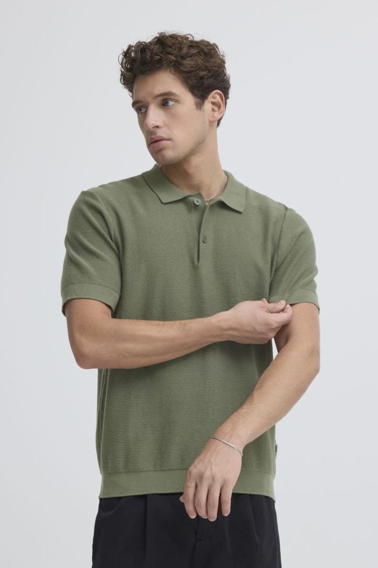 Edward Relaxed Polo Groen