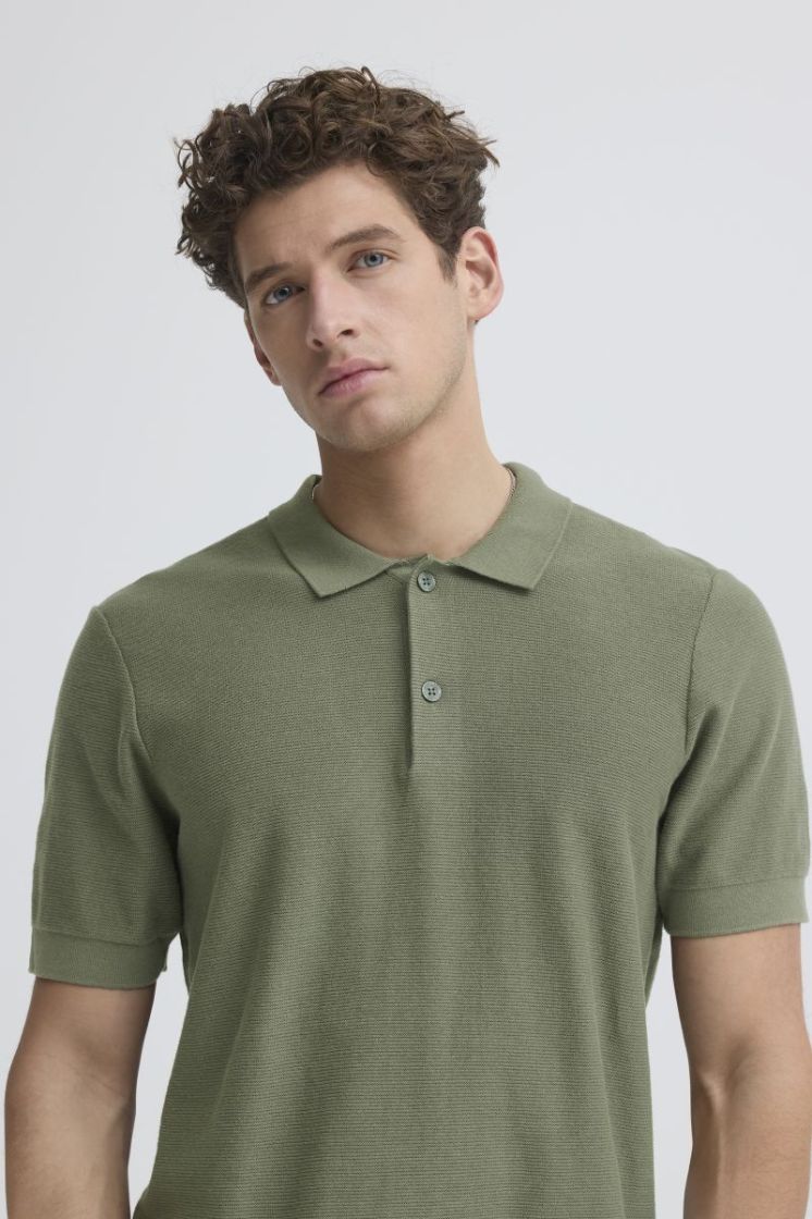 Edward Relaxed Polo Groen