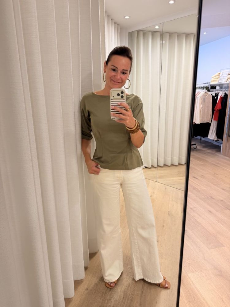 Bjork boatneck top Sphagnum