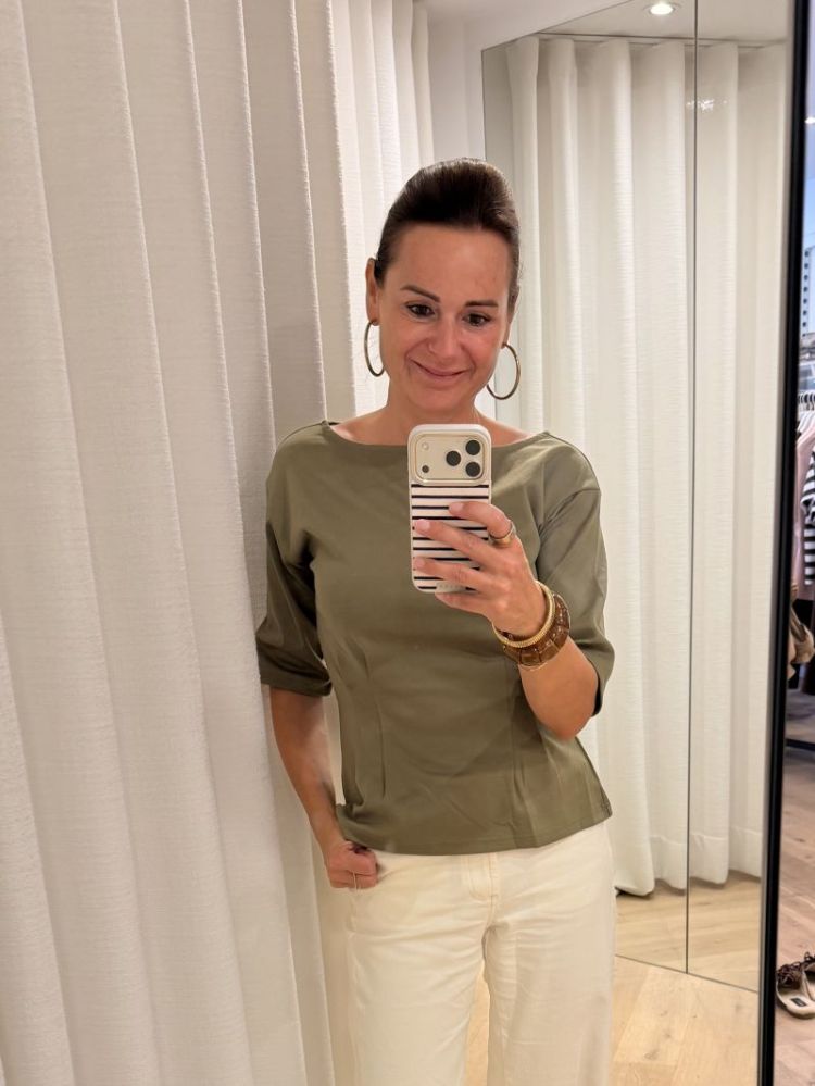 Bjork boatneck top Sphagnum