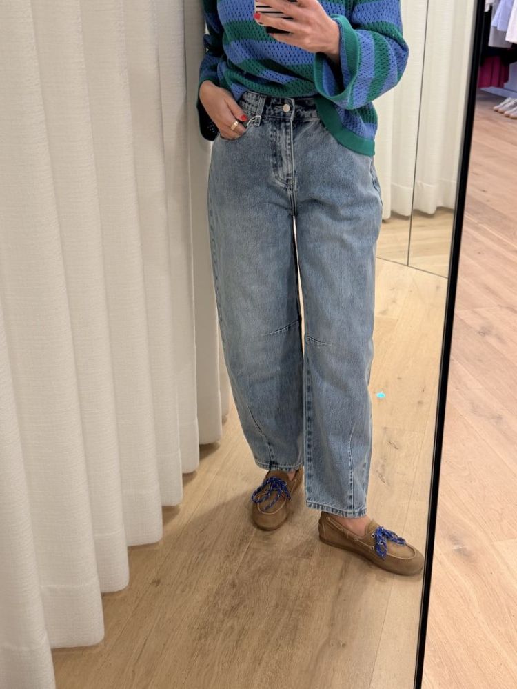 Jean Balloon Brandy Denim