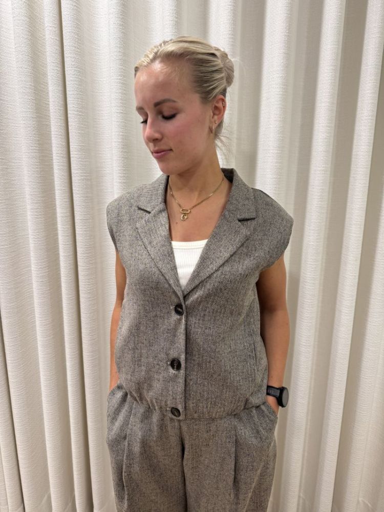 Aury waistcoat Taupe