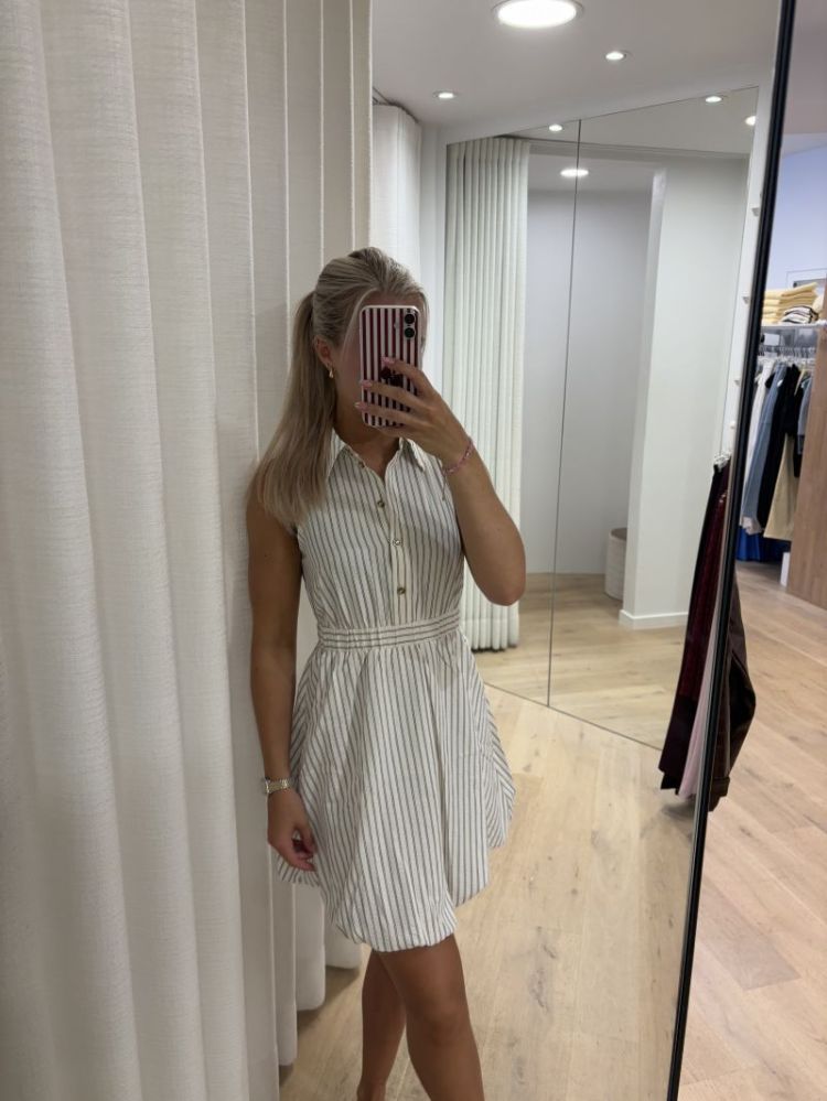 Micah short dress snow white
