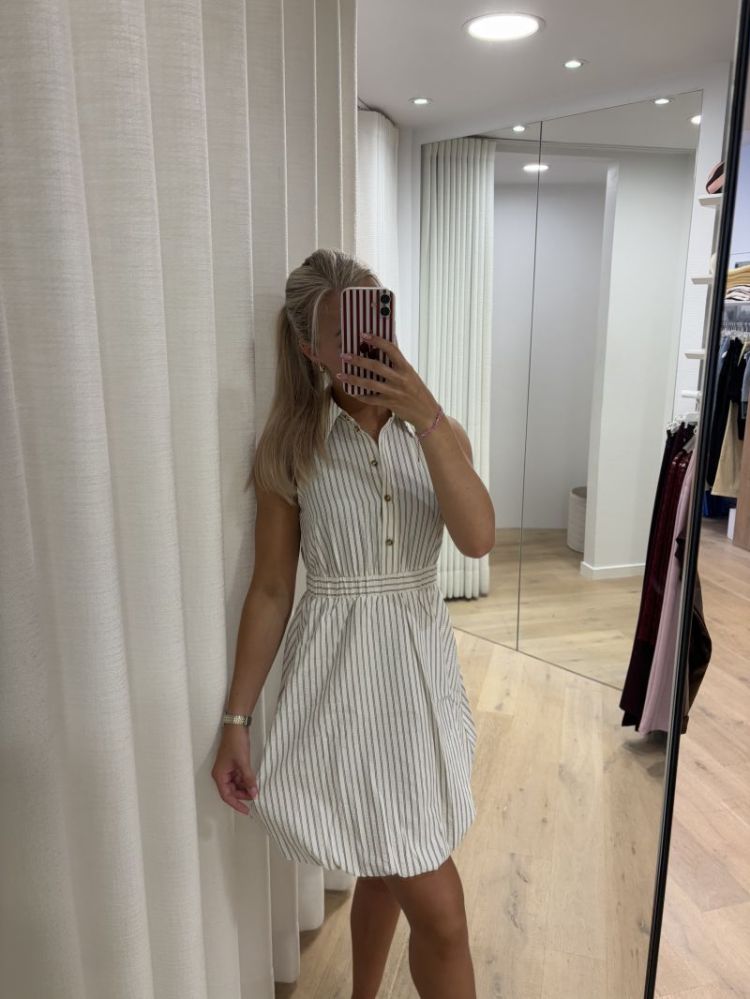 Micah short dress snow white